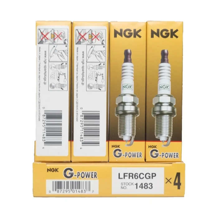 شمع پلاتینیوم پایه بلند انجیکا اصلی ژاپن LFR6CGP - 1483 (بسته 4 عددی) - Image 2