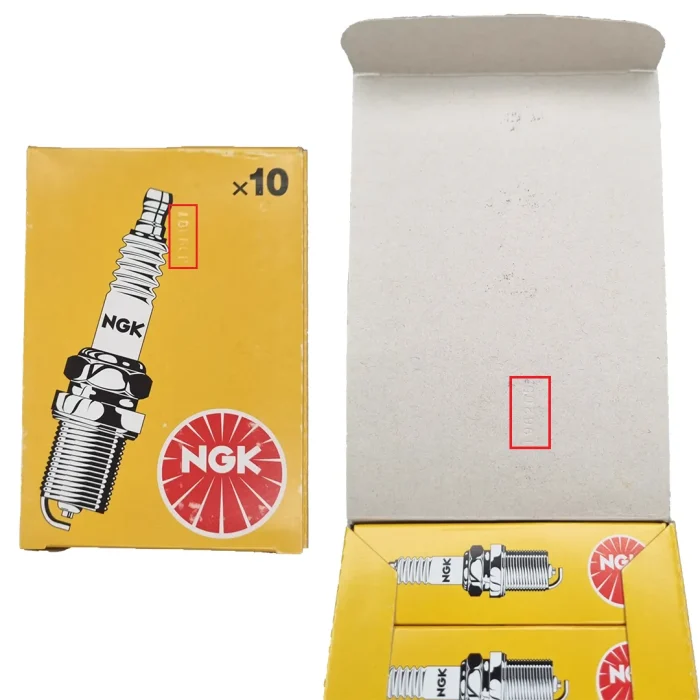 شمع نیکل پایه کوتاه دو پلاتین انجیکا اصلی ژاپن BKR6EK – 2288 (بسته 4 عددی) - Image 3