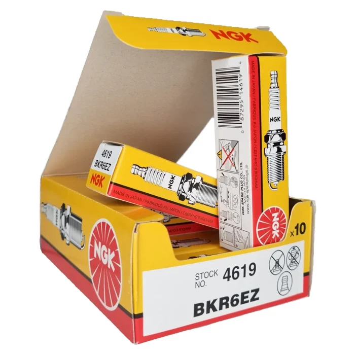 شمع نیکلی پایه کوتاه انجیکا اصلی ژاپن BKR6EZ - 4619 (بسته 4 عددی) - Image 2