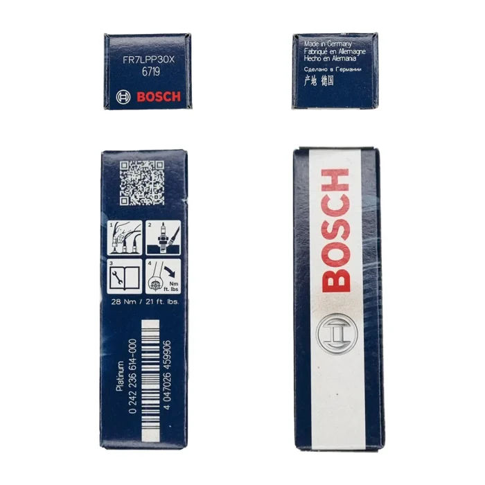 شمع دبل پلاتینیوم پایه کوتاه بوش آلمان FR7LPP30X - 6719 (بسته 4 عددی) - Image 3