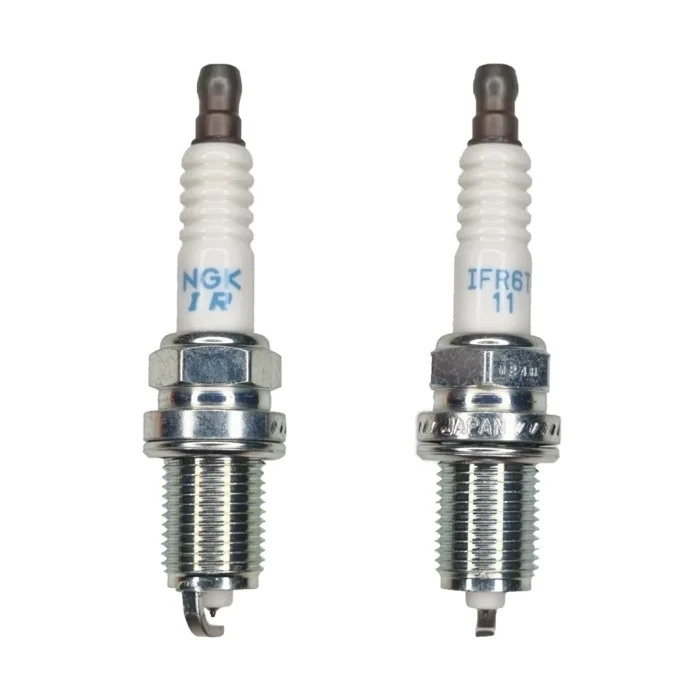 شمع ایریدیوم لیزری پایه کوتاه انجیکا اصلی ژاپن IFR6T11-93684 (بسته 4 عددی) - Image 2