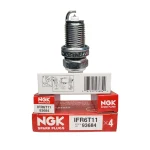 شمع ایریدیوم لیزری پایه کوتاه انجیکا اصلی ژاپن IFR6T11-93684 (بسته 4 عددی) - Image 2