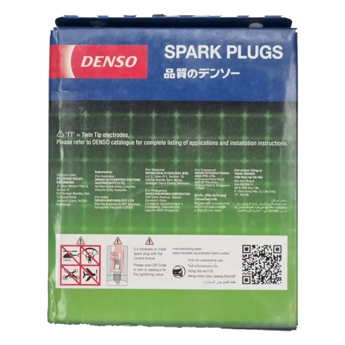 شمع ایریدیوم تی‌تی پایه کوتاه دنسو ژاپن IK20TT - 4702 (بسته 4 عددی) - Image 2